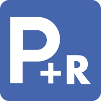 Pictogramme Parking Relais P+R