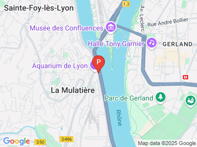 parking Aquarium (quai de la Libération) La Mulatière
