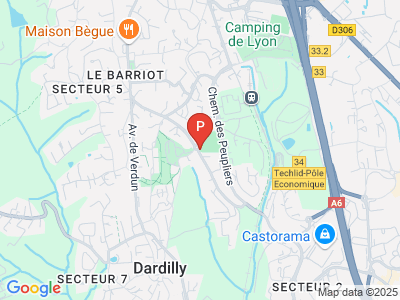 parking Complexe sportif Moulin Caron Dardilly